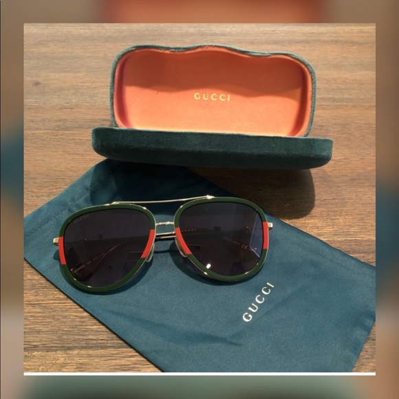 Gucci Aviator Sunglasses - 100% Authentic - Picture 7 of 8